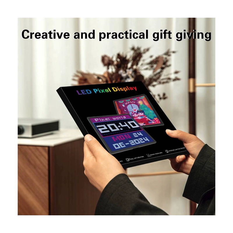 PANTALLA PIXEL ART LED RGB 64X64 PROGRAMABLE CON APP BT - 5