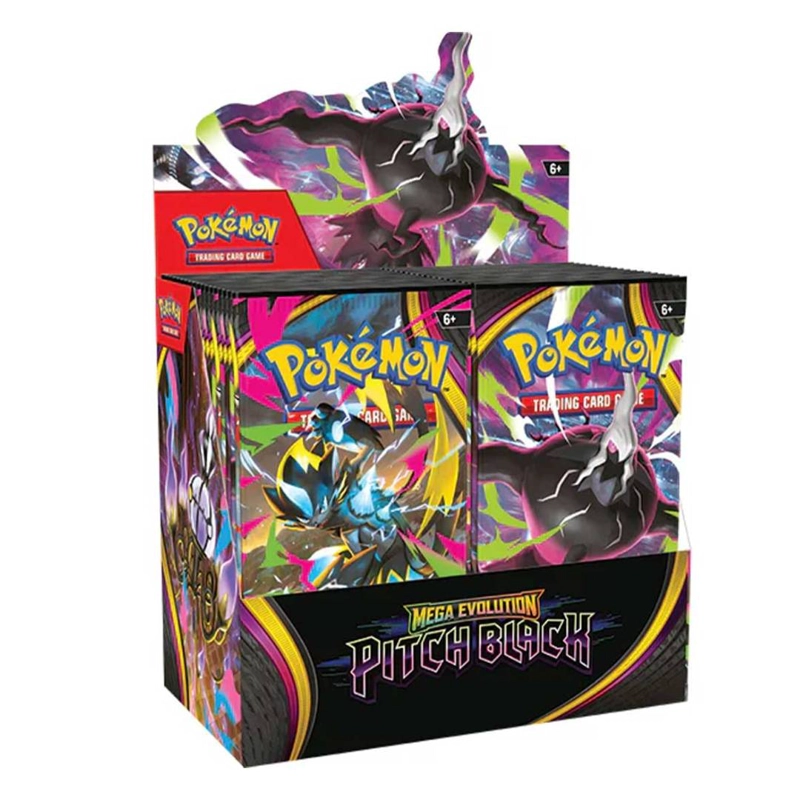 POKEMON TCG MEGA EVOLUTION PITCH BLACK BOOSTER BOX INGLES - 1