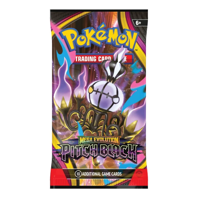POKEMON TCG MEGA EVOLUTION PITCH BLACK BOOSTER BOX INGLES - 4