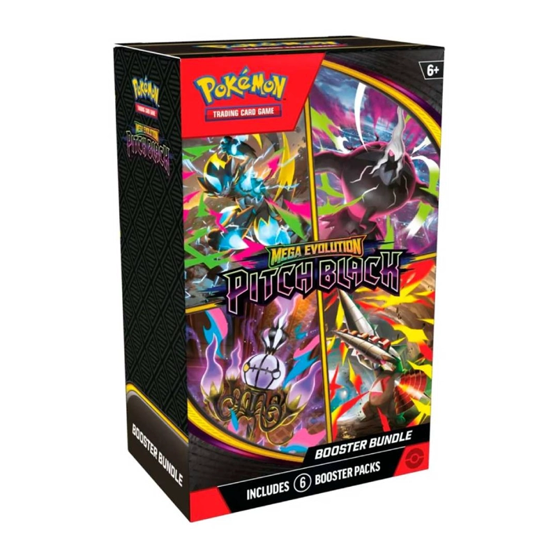 POKEMON TCG MEGA EVOLUTION PITCH BLACK BUNDLE INGLES - 1