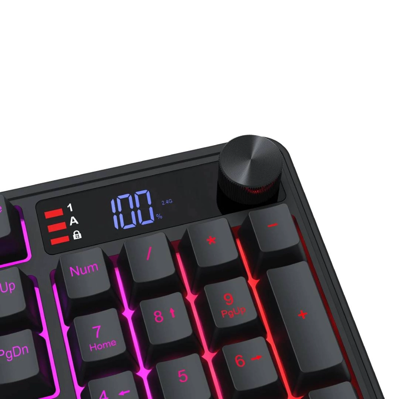 TECLADO INALAMBRICO REDRAGON VOLCANO K526-PRO MEMBRANA - 4