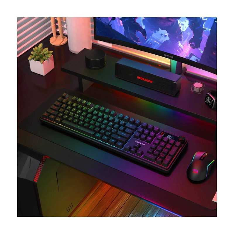 TECLADO INALAMBRICO REDRAGON VOLCANO K526-PRO MEMBRANA - 6