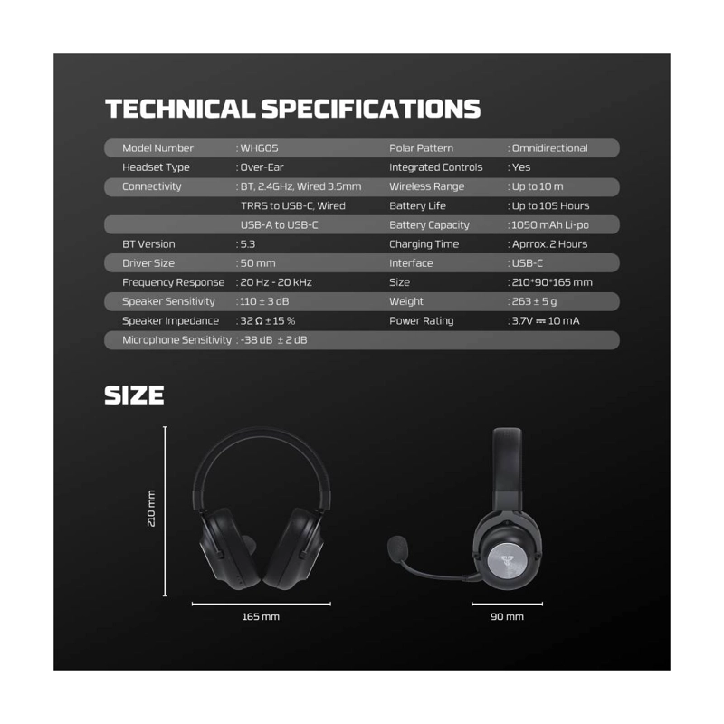 AUDIFONOS INALAMBRICOS FANTECH WHG05 STELLAR WHITE - 7