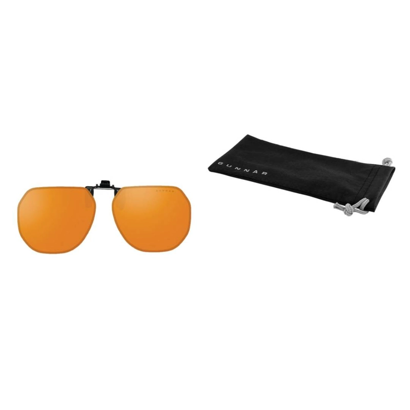 LENTES GUNNAR MOFFET CLIP-ON AMBER MAX FOCUS - 2