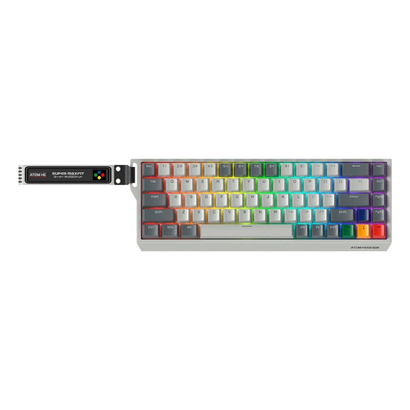 TECLADO FANTECH MK922 ATOM HE68 PRO SUPERMAXFIT SW EMERALD - 1