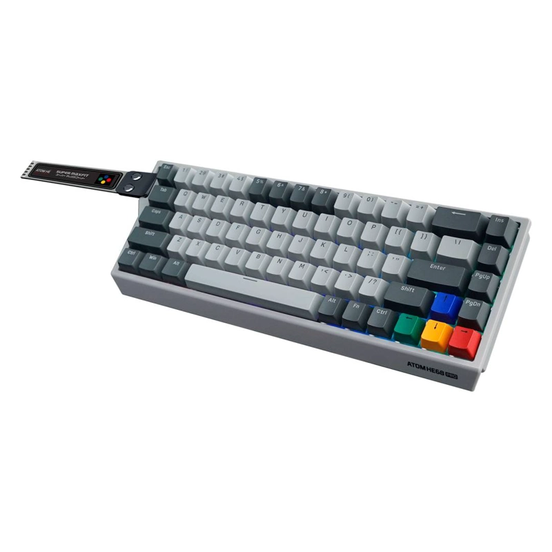 TECLADO FANTECH MK922 ATOM HE68 PRO SUPERMAXFIT SW EMERALD - 4