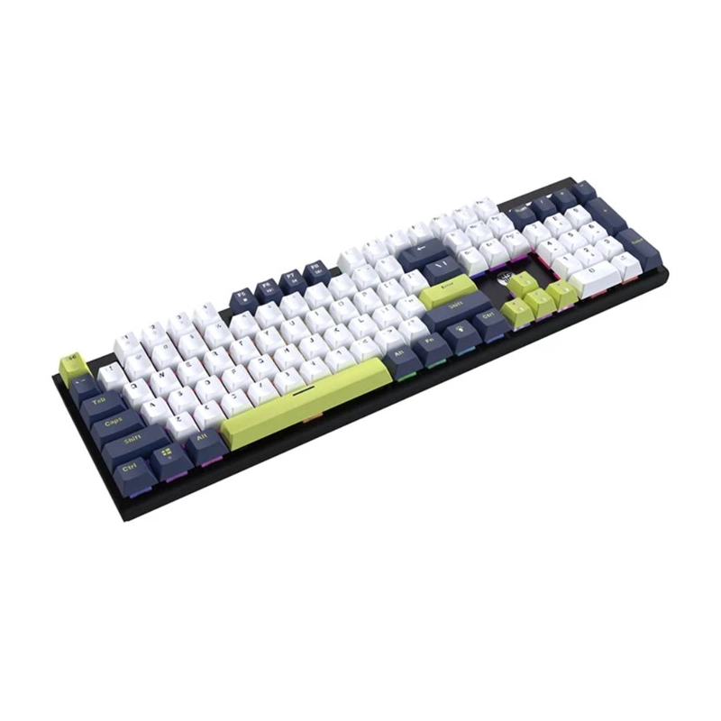 TECLADO FANTECH MK878S ATOM104S RGB MORI WHITE SWITCH ROSIE - 2