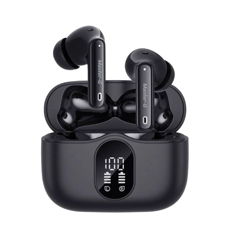 AUDIFONOS IN-EAR MASTER-G MGBUDS32B TWS ANC CON APP NEGRO - 1