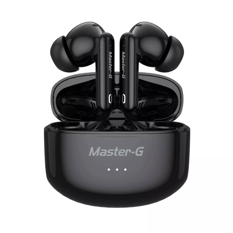 AUDIFONOS IN-EAR MASTER-G MGBUDS22B TWS ANC CON APP NEGRO - 1