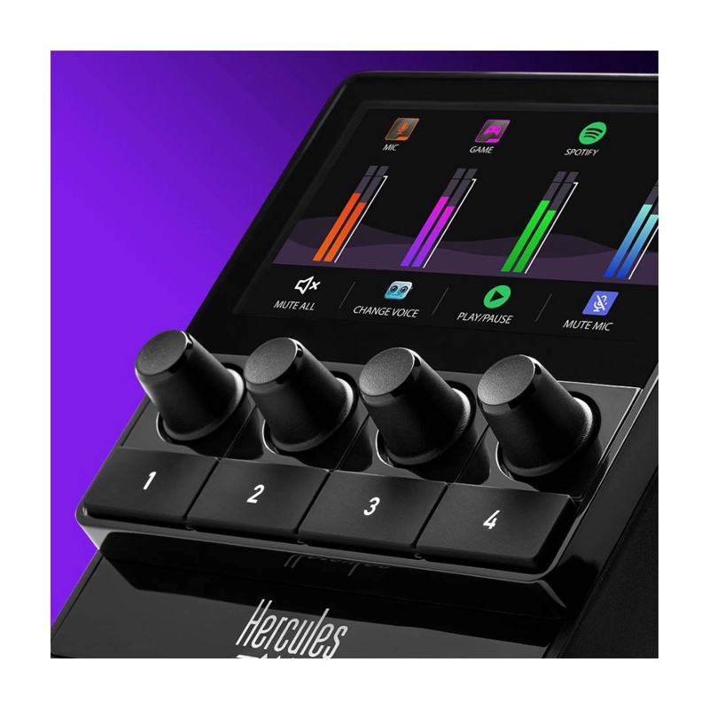 CONTROLADORA DE AUDIO STREAMING HERCULES STREAM 100 - 3