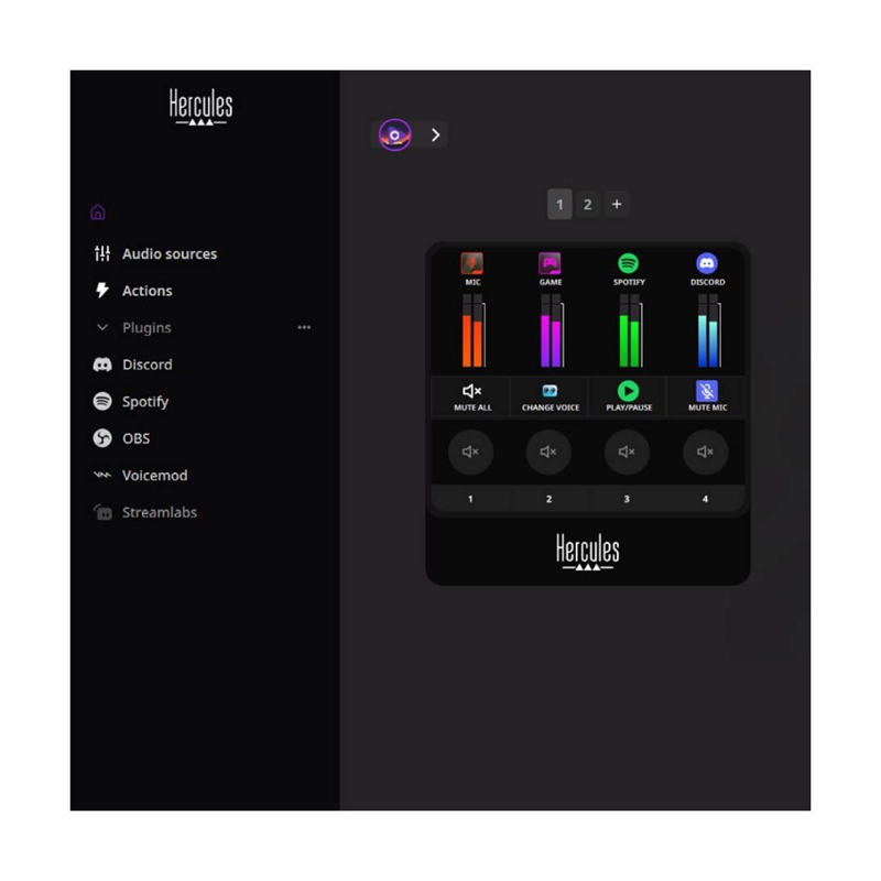 CONTROLADORA DE AUDIO STREAMING HERCULES STREAM 100 - 5