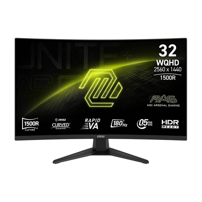 MONITOR MSI MAG 321CQF E18 UWQHD 32' 180HZ CURVO