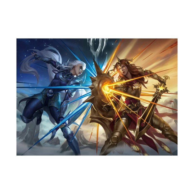 PLAYMAT RIFTBOUND TCG: VENDETTA: DIANA VS LEONA - 2