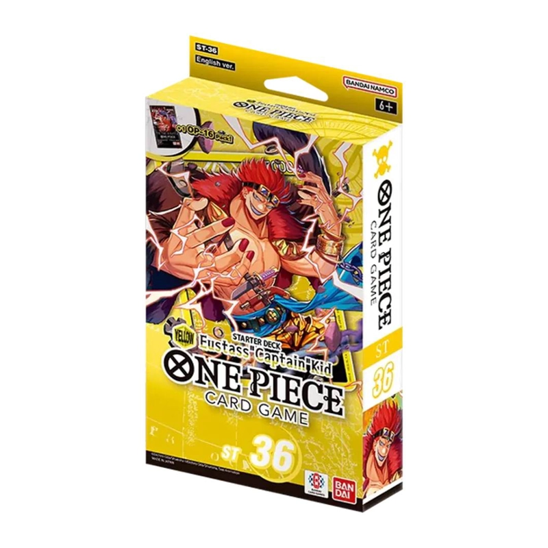 ONE PIECE TCG: STARTER DECK ST-36 EUSTASS CAPTAIN KID YELLOW - 1
