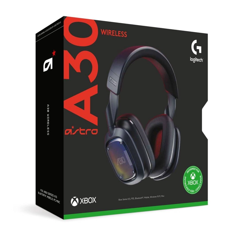 AUDIFONOS LOGITECH ASTRO A30 NAVY WIRELESS PARA XBOX - 4