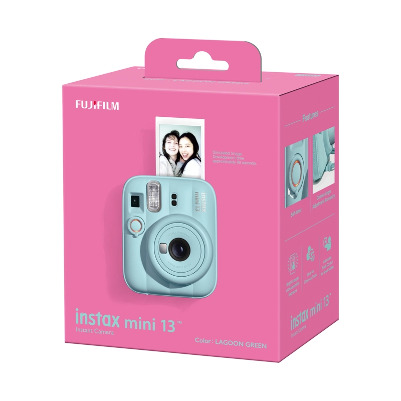 CAMARA INSTANTANEA INSTAX MINI 13 LAGOON GREEN - 6
