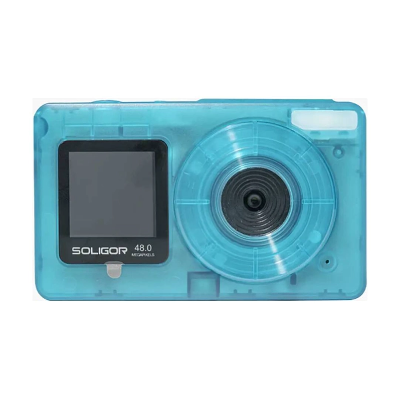 CAMARA SOLIGOR DIGITAL DC06T SELFIE BLUE TRANSPARENT - 1