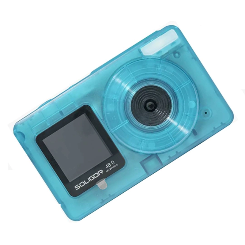 CAMARA SOLIGOR DIGITAL DC06T SELFIE BLUE TRANSPARENT - 2