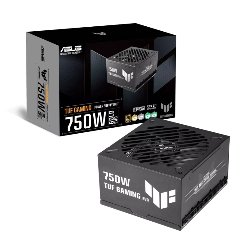 FUENTE DE PODER ASUS TUF GAMING 750G EVO, 750W 80 PLUS GOLD - 1
