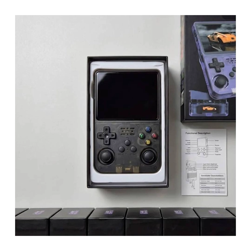 CONSOLA RETRO PORTATIL R36S BLACK 64GB - 3