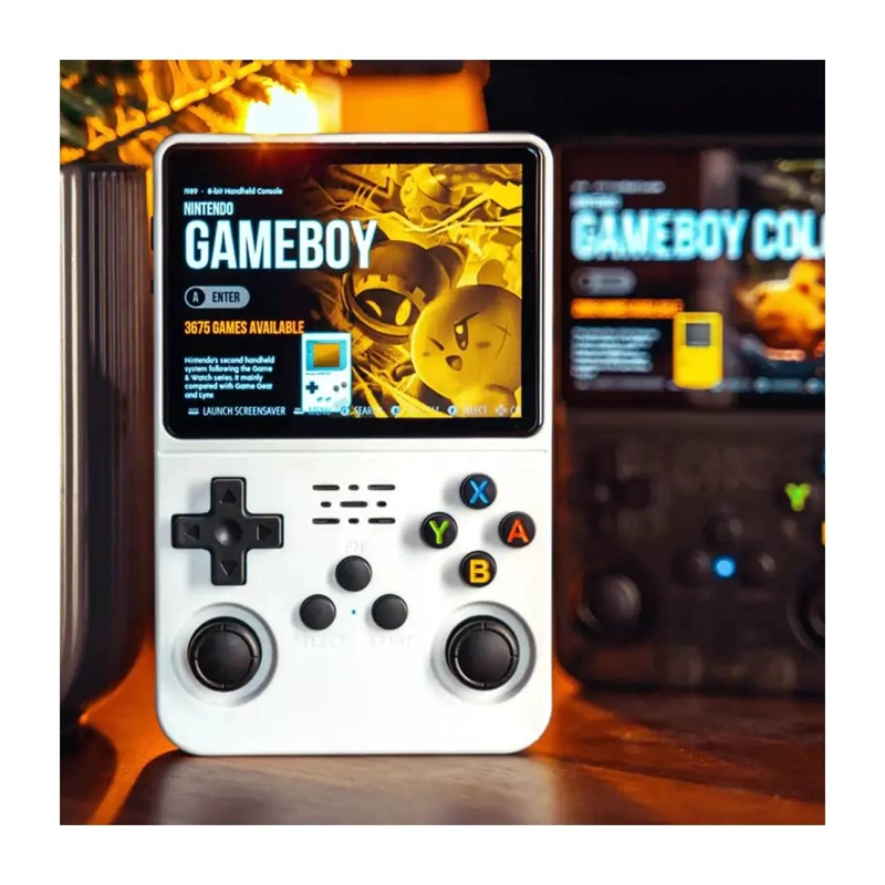CONSOLA RETRO PORTATIL R36S WHITE 64GB - 2