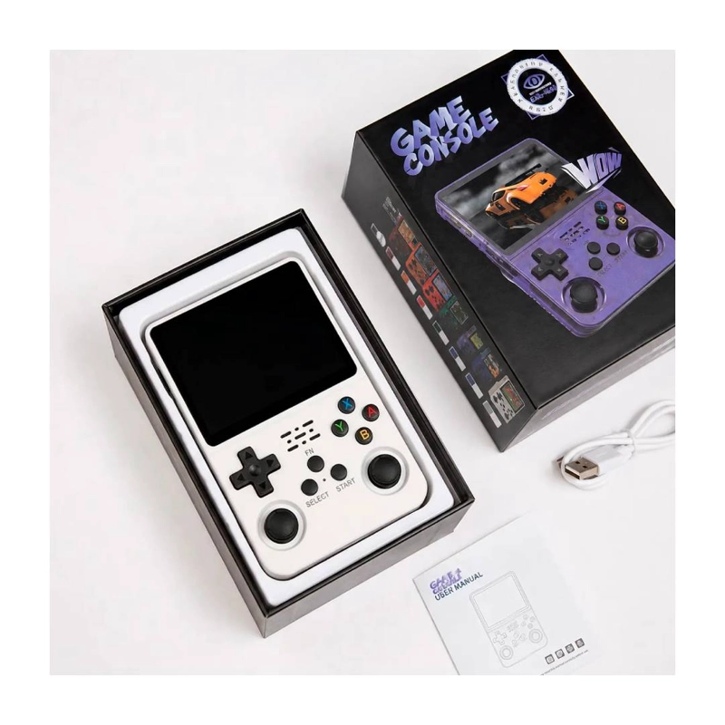 CONSOLA RETRO PORTATIL R36S WHITE 64GB - 3