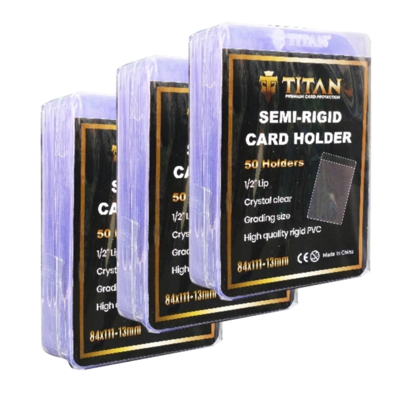 X3 PROTECTOR CARD SAVER SEMIRIGIDO TITAN PRO 84X111MM  CLEAR - 1
