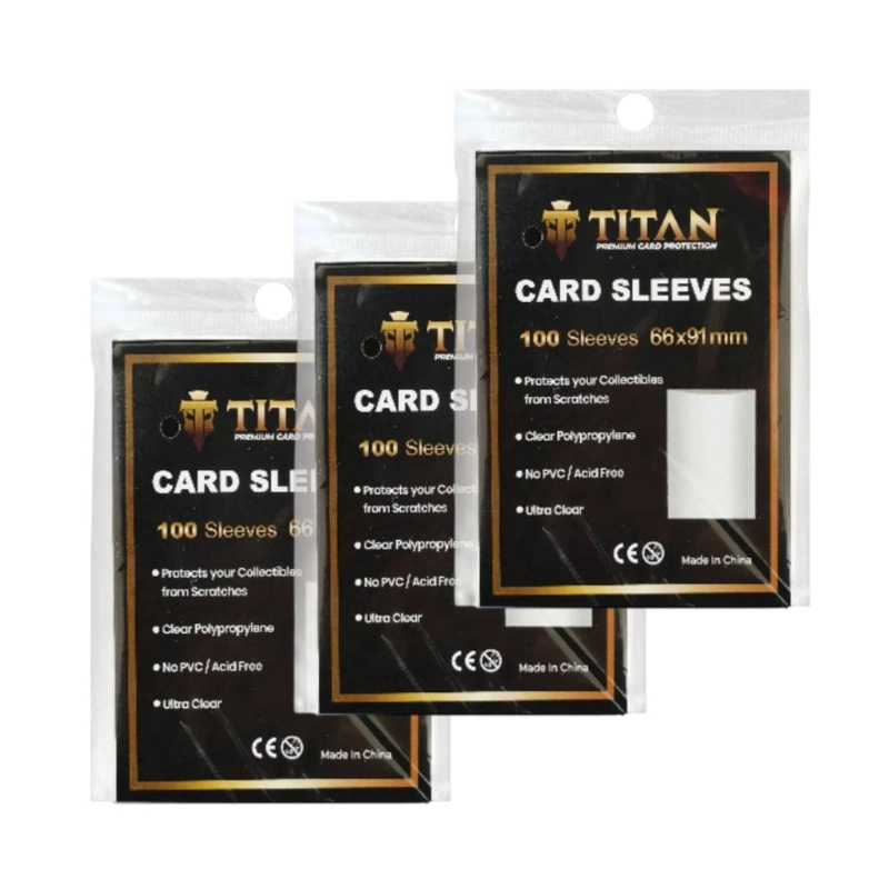 X3 PROTECTOR STANDARD TITAN PRO 66X91MM - TRANSPARENTE 100U - 1