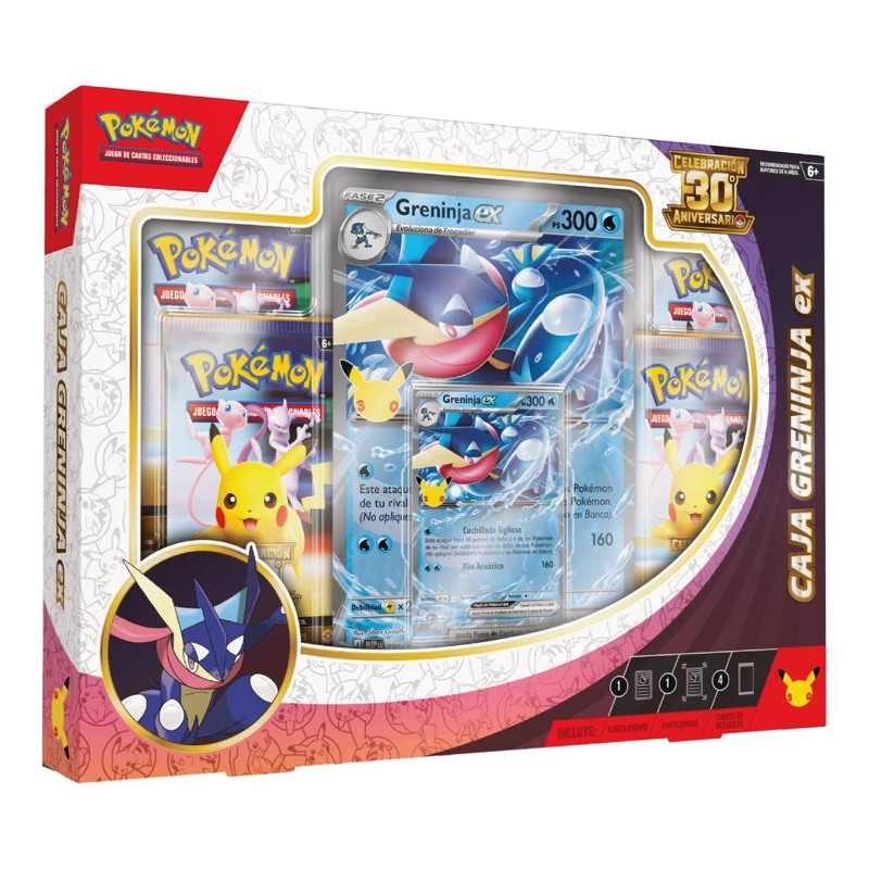 POKE MON TCG: 30TH CELEBRATION EX BOX GRENINJA INGLES - 1
