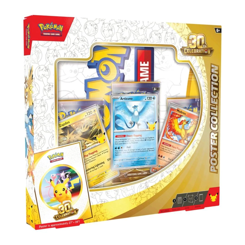 POKE MON TCG: 30TH CELEBRATION POSTER COLLECTION INGLES - 1