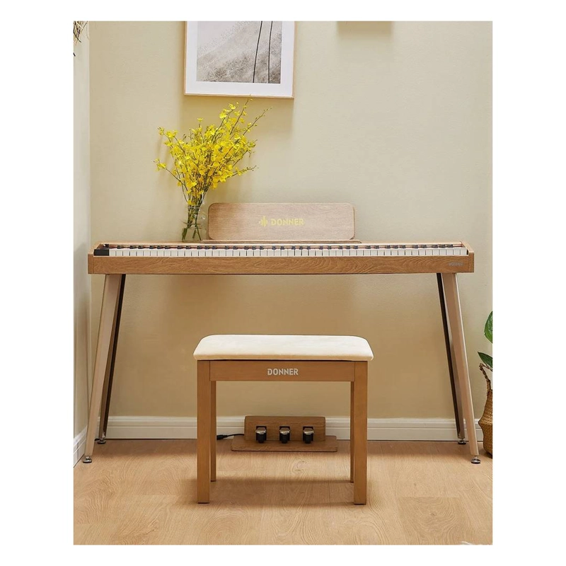 PIANO DIGITAL DONNER DDP-60 88 TECLAS SEMI PESADAS WOOD - 7