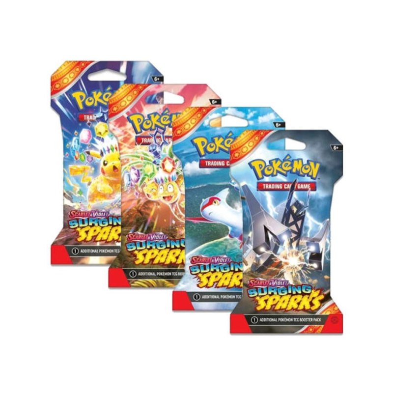 POKEMON TCG SURGING SPARKS - SLEEVED BOOSTER ESPAÑOL - 1