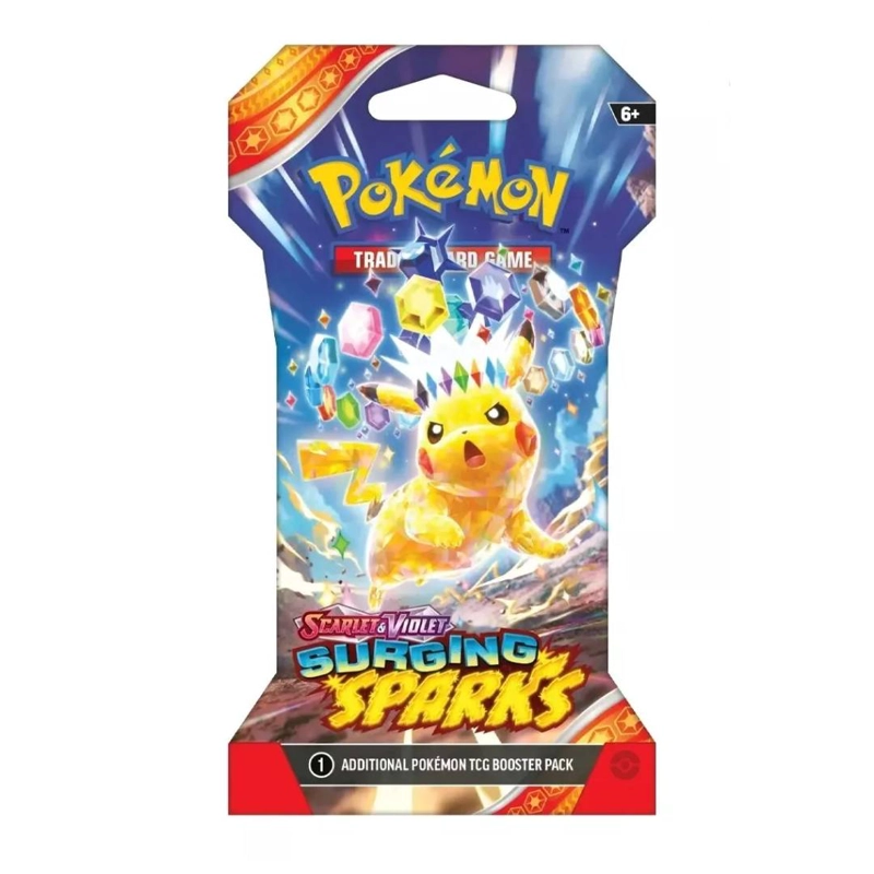 POKEMON TCG SURGING SPARKS - SLEEVED BOOSTER ESPAÑOL - 2