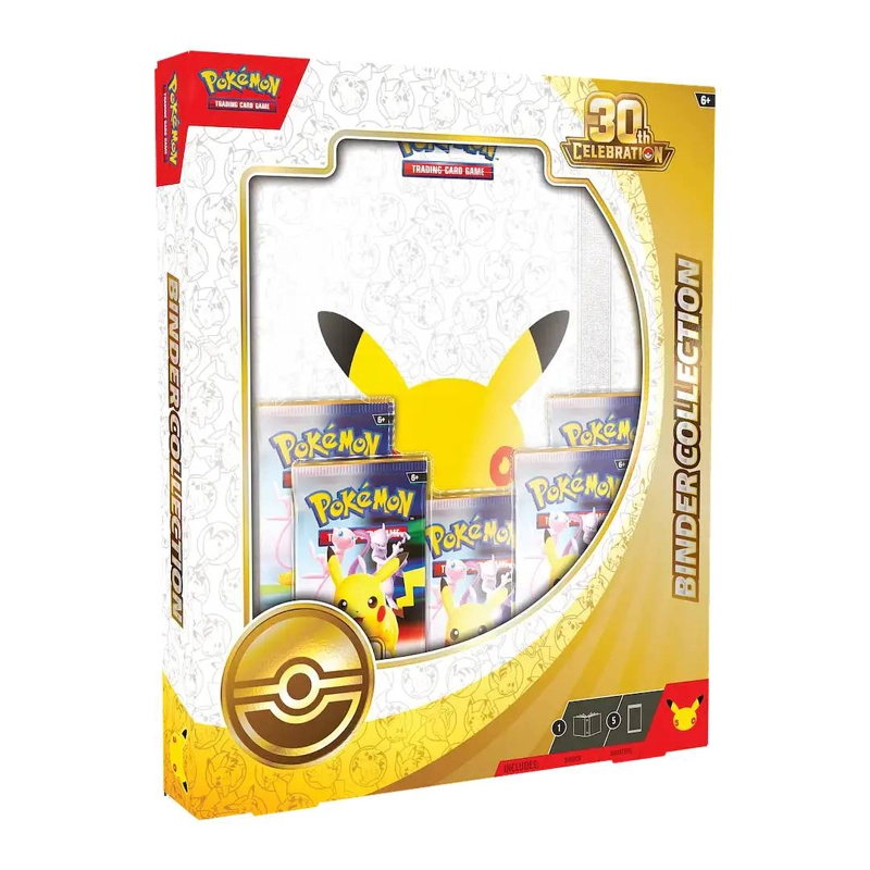 POKE MON TCG: 30TH CELEBRATION BINDER COLLECTION INGLES - 1