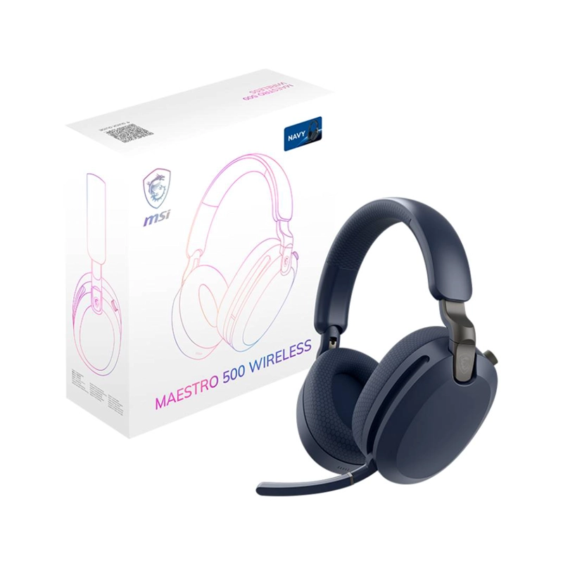 AUDIFONOS GAMER MSI MAESTRO 500 WIRELESS NAVI ANC - 4