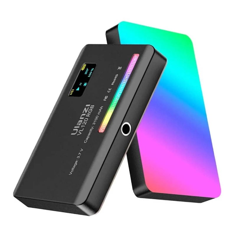 LUZ LED RGB ULANZI VL120 PARA FOTOGRAFIA - 1