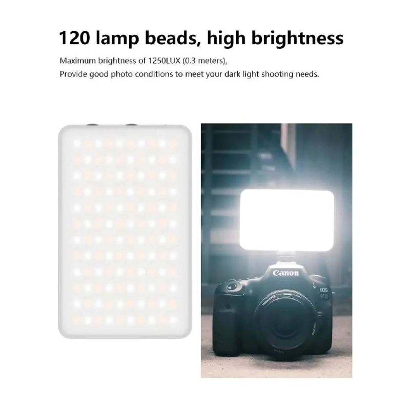 LUZ LED RGB ULANZI VL120 PARA FOTOGRAFIA - 2
