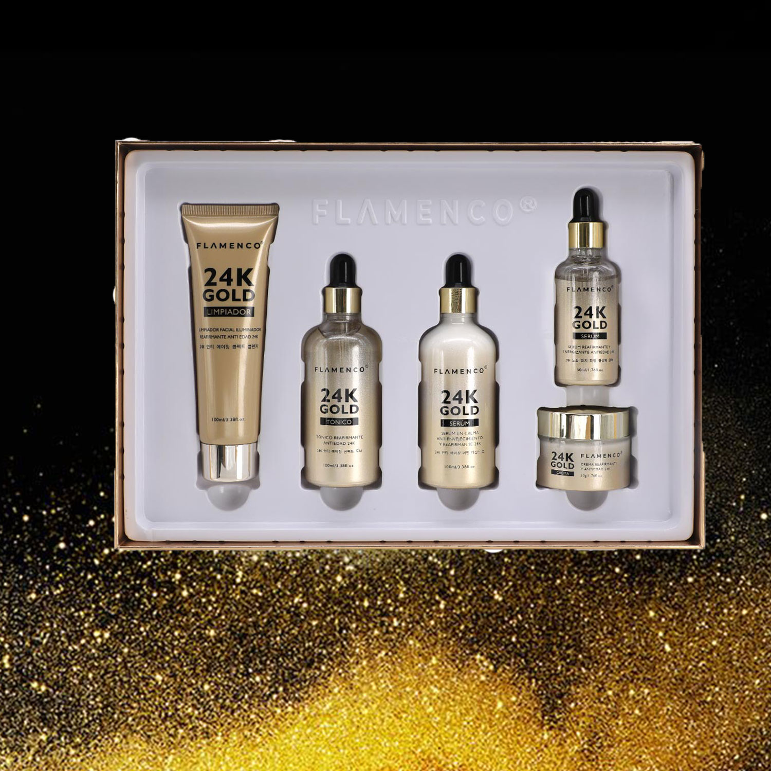 SET SKIN CARE 24K GOLD ANTI EDAD RONDON - 7
