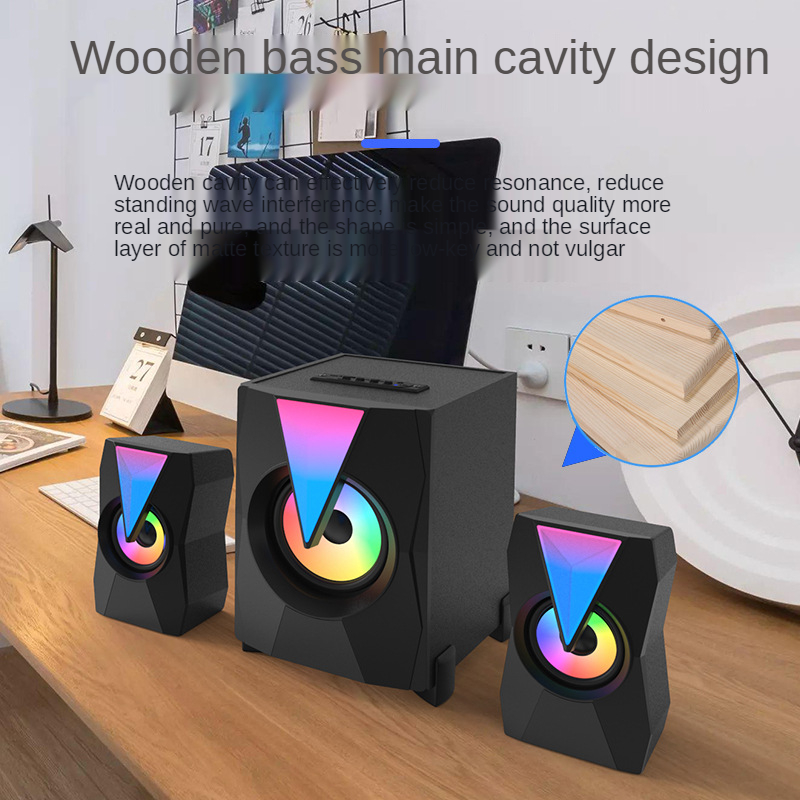 PARLANTES PC SUBWO PC ESCRITORIO RONDON - 6