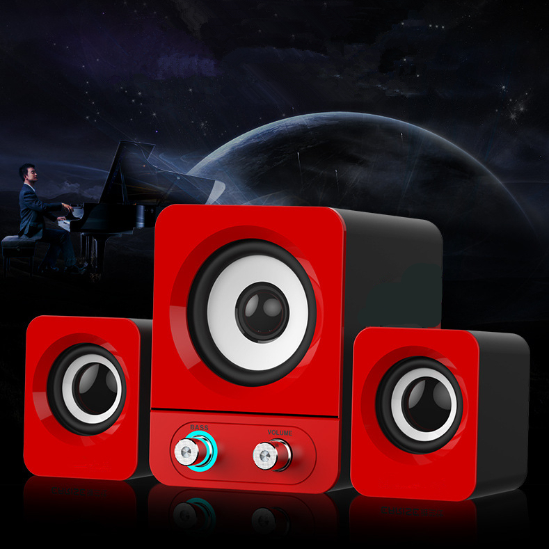ALTAVOZ COMPUTADORA ESCRITORIO CONECTOR USB ALTAVOZ PORTATIL RONDON - 4