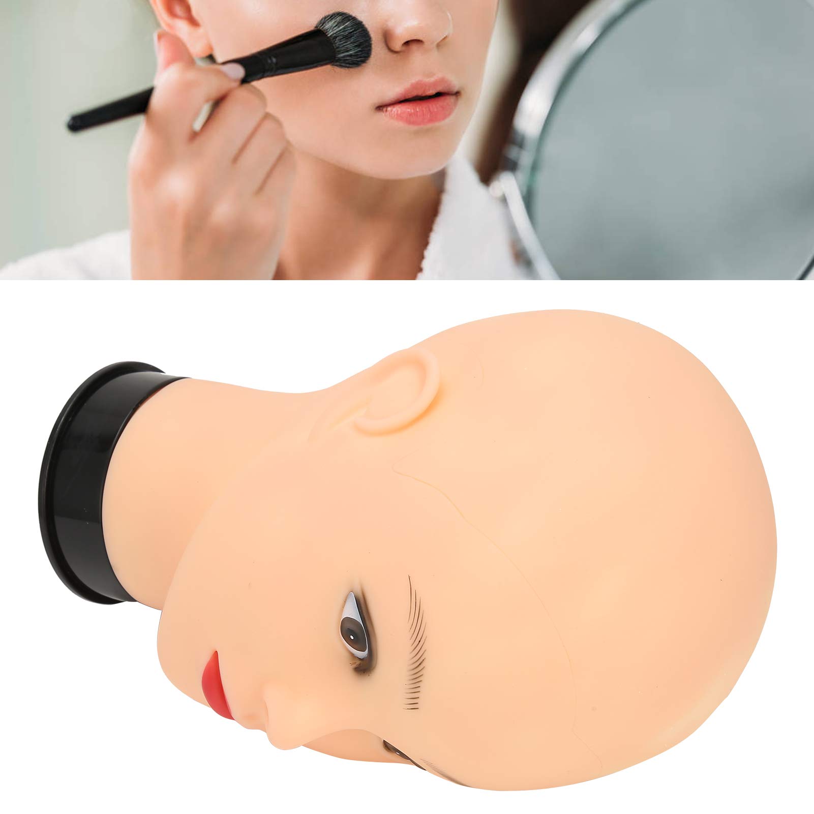 CABEZA MANIQUI PROFESIONAL COSMTOLOGIA PRACTICA MAQUILLAJE RONDON - 5