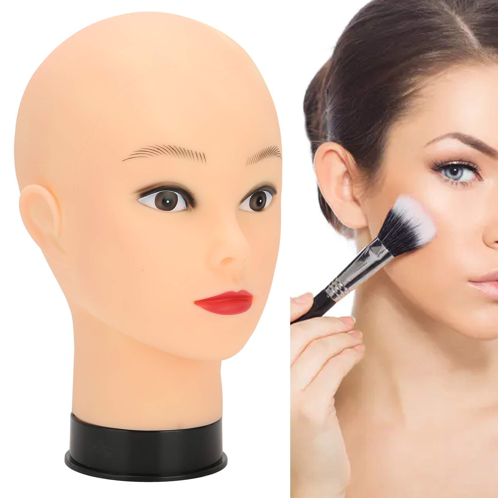 CABEZA MANIQUI PROFESIONAL COSMTOLOGIA PRACTICA MAQUILLAJE RONDON - 6