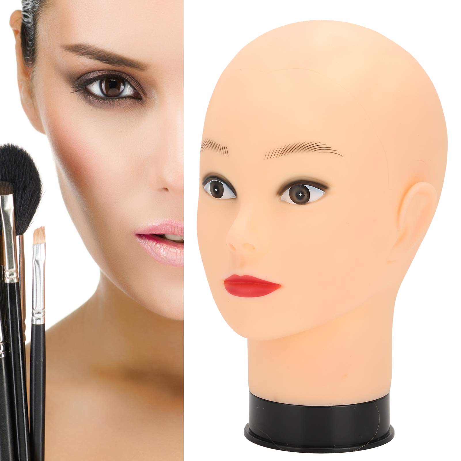 CABEZA MANIQUI PROFESIONAL COSMTOLOGIA PRACTICA MAQUILLAJE RONDON - 7