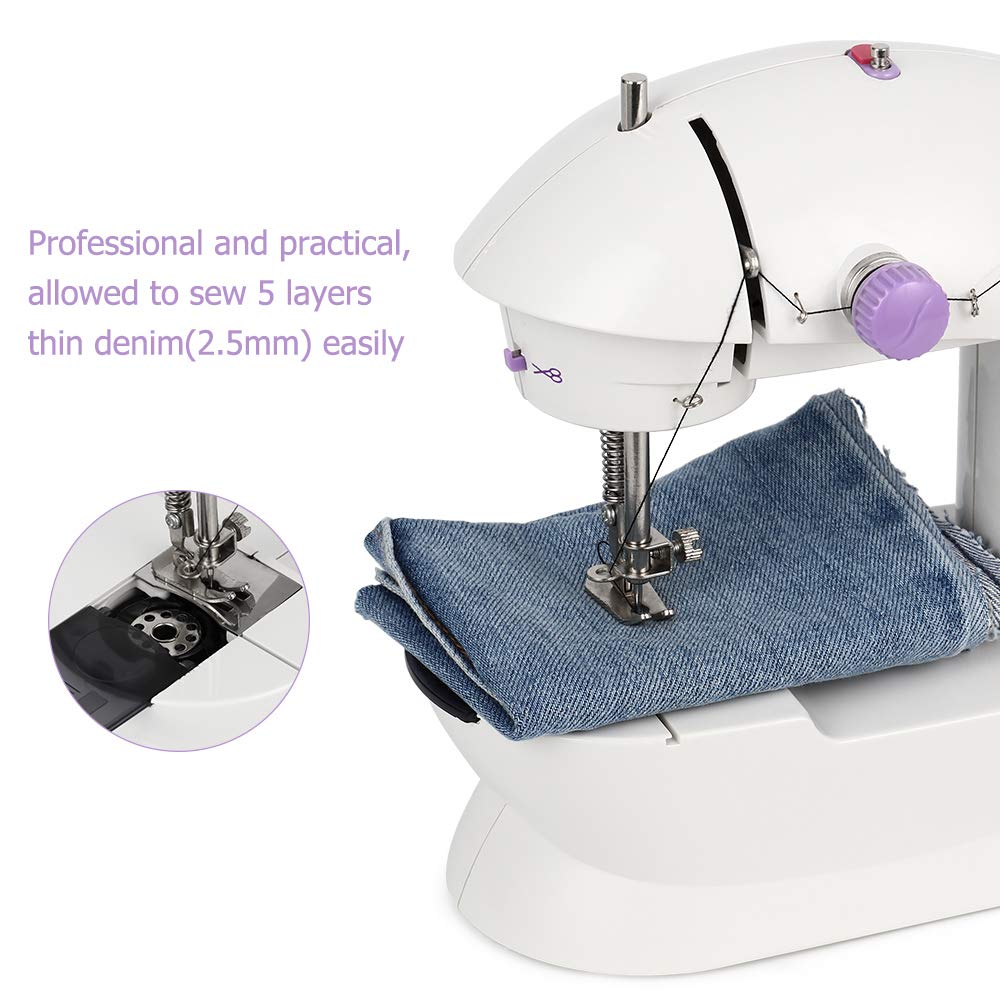 MINI MAQUINA COSER PRINCIPIANTES NIÑOS PORTATIL MULTIFUNCION RONDON - 8