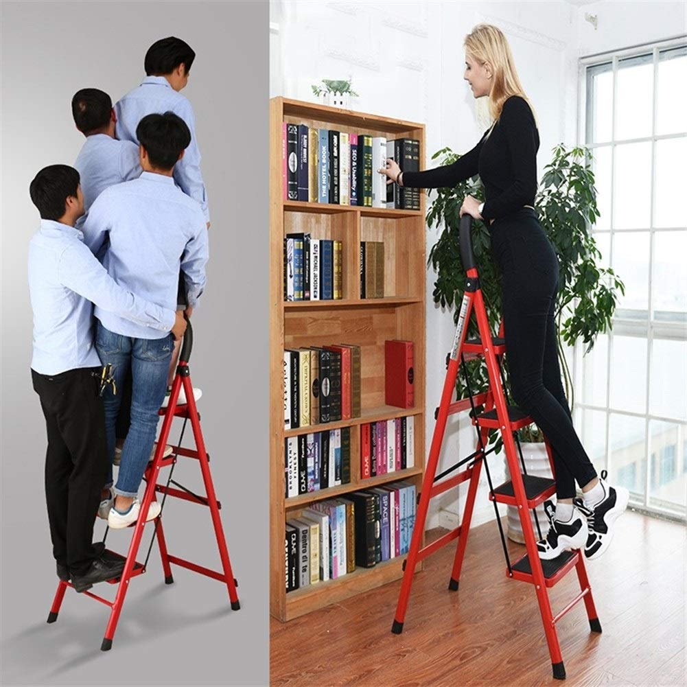 ESCALERA MANO PLEGABLE PORTATIL ANTIDESLIZANTE HOGAR RONDON - 1