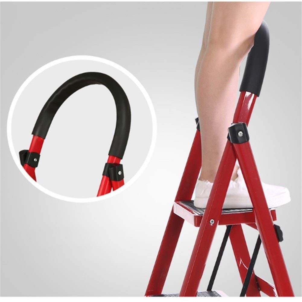 ESCALERA MANO PLEGABLE PORTATIL ANTIDESLIZANTE HOGAR RONDON - 2