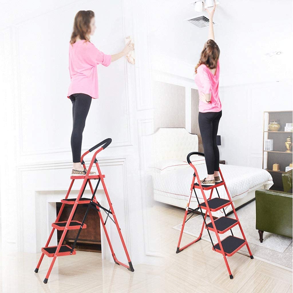 ESCALERA MANO PLEGABLE PORTATIL ANTIDESLIZANTE HOGAR RONDON - 8