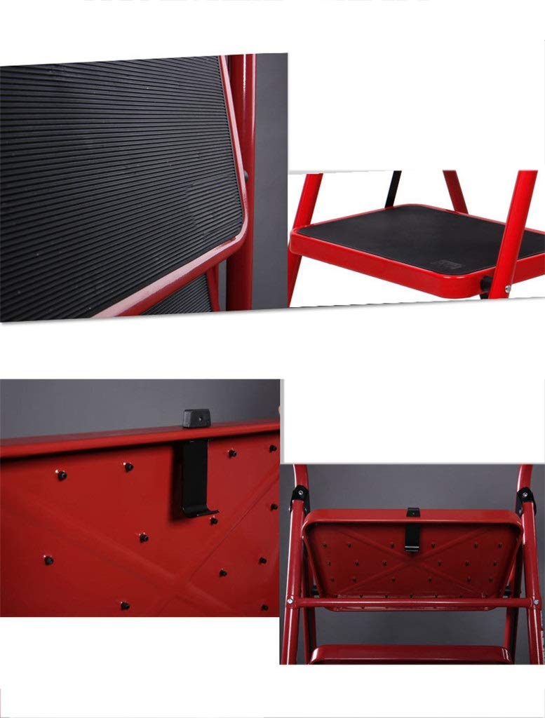 ESCALERA PLEGABLE 2 ESCALONES PEDAL ANTIDESLIZANTE RONDON - 5