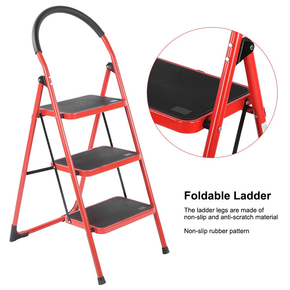 ESCALERA PLEGABLE 3 PELDAÑOS PORTATIL HOGA COCINA RONDON - 7