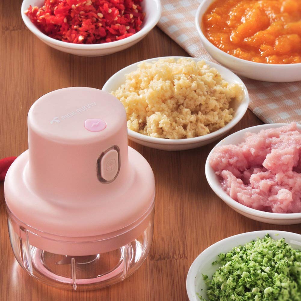 PICADOR ELECTRICO AJO MINI CARNE PORTATIL INALAMBRICO RONDON - 4